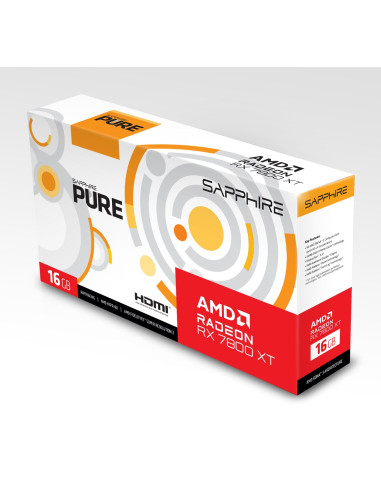 Karta Graficzna Sapphire Radeon Rx 7800 Xt Pure Gaming Oc 16Gb Gddr6