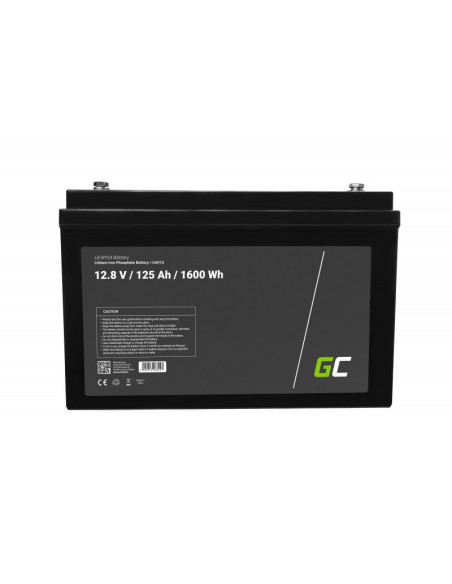 Green Cell Akumulator Lifepo4 Cav13 12/12,8V 125Ah 1600Wh / M8