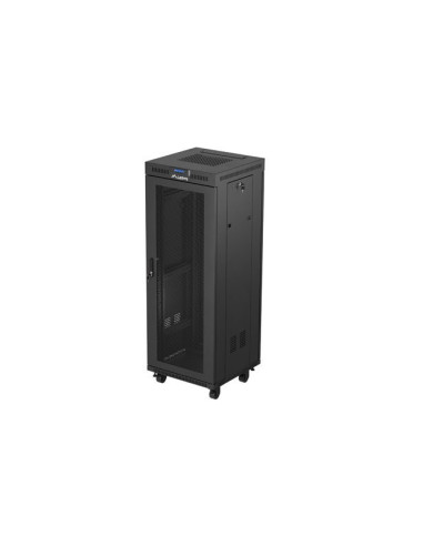 Szafa Instalacyjna Rack Stojąca 19" 32U 600X600 Czarna Drzwi Perforowane Lcd Lanberg (Flat Pack)