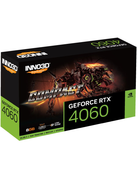 Inno3D Geforce Rtx 4060 Compact Nvidia 8 Gb Gddr6