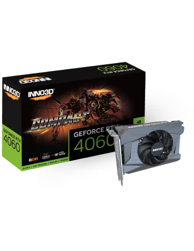 Inno3D Geforce Rtx 4060 Compact Nvidia 8 Gb Gddr6