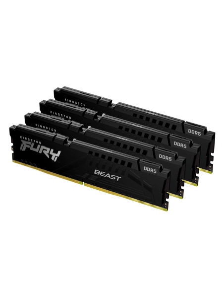 Kingston Fury Ddr5 128Gb (4X32Gb) 5600Mhz Cl40 Beast Black
