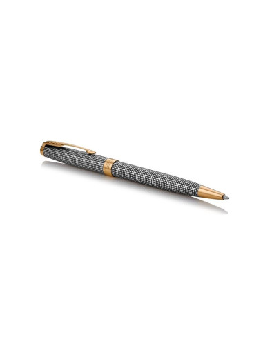 Długopis Parker Sonnet Chiselled Silver Gt