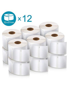 Etykiety Dymo Do Różnych Zastosowań 57X32Mm Białe 2093095 12 Rulonów 2