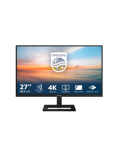 Philips 1000 Series 27E1N1900Ae/00 Led Display 68,6 Cm (27") 3840 X 2160 Px 4K Ultra Hd Lcd Czarny