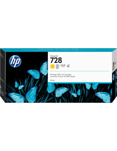 Hp Wkład Z Atramentem Żółtym Designjet 728 O Pojemności 300 Ml