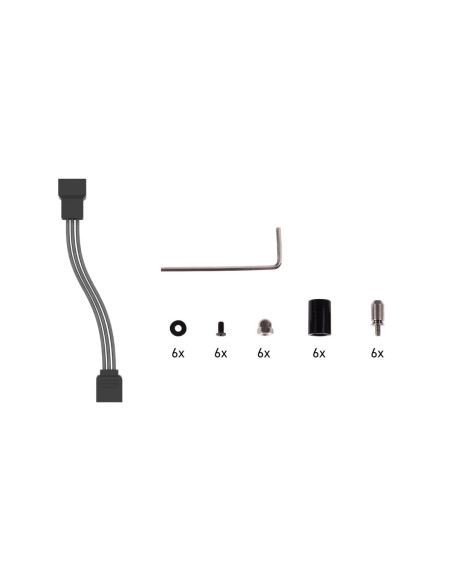 Alphacool Core Flat Reservoir 360, Z Pompą Vpp - Prawy