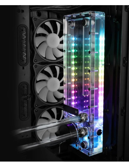 Alphacool Core Flat Reservoir 360, Z Pompą Vpp - Prawy