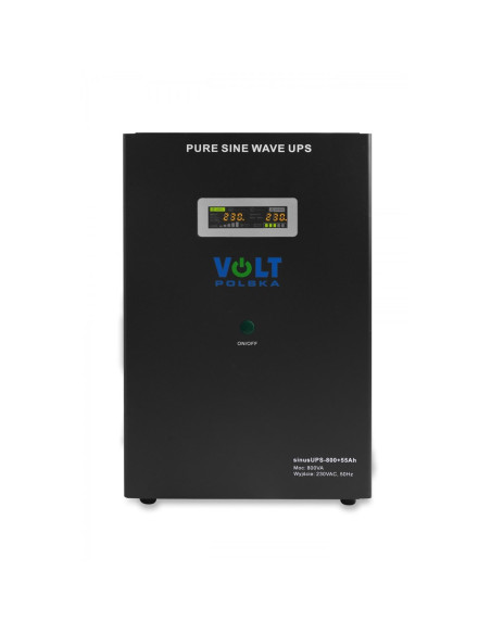 Zasilacz Awaryjny Volt Polska Ups Sinus 800 + 55Ah (500/800W) 3Sr800Wa55