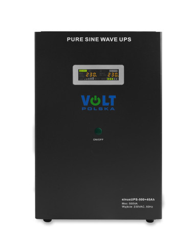 Volt Zasilacz Awaryjny Sinus Ups 500 + 40Ah (300/500W)
