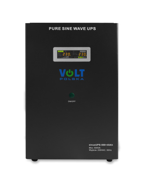 Volt Zasilacz Awaryjny Sinus Ups 500 + 40Ah (300/500W)
