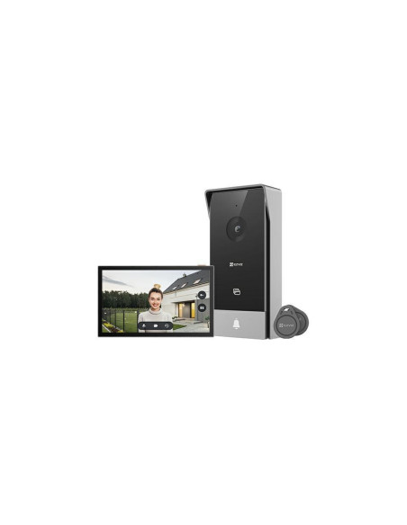Ezviz Hp5 Wideodomofon 17,8 Cm (7") Czarny, Srebrny