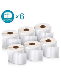 Dymo Dymo Universalios Etiketes 32 X 57 Mm Białe 6X 1000 Sztuk 2