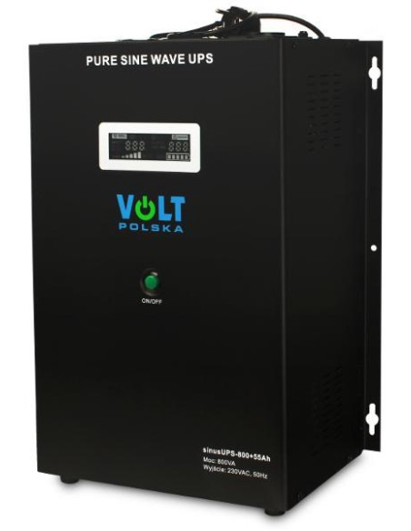 Zasilacz Awaryjny Volt Polska Ups Sinus 500+ 40Ah (300/500W) 3Sr500Wa41