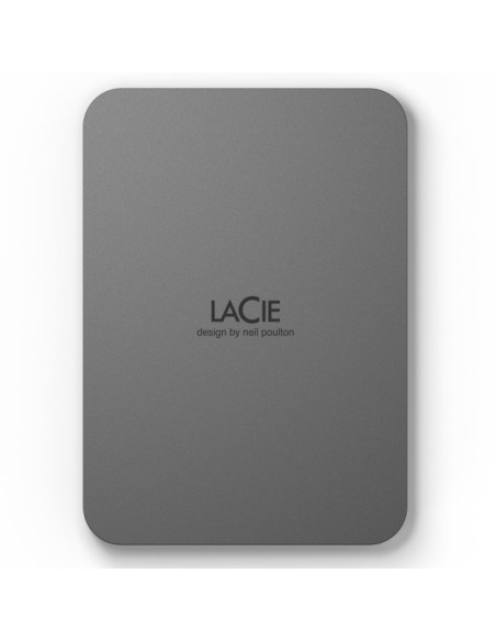 Lacie Mobile Drive Secure Zewnętrzny Dysk Twarde 4 Tb Usb Type-C 3.2 Gen 1 (3.1 Gen 1) Szary