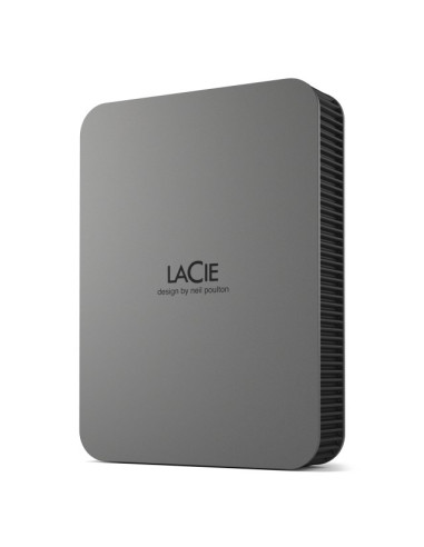 Lacie Mobile Drive Secure Zewnętrzny Dysk Twarde 4 Tb Usb Type-C 3.2 Gen 1 (3.1 Gen 1) Szary