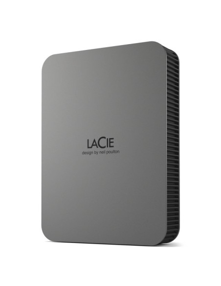 Lacie Mobile Drive Secure Zewnętrzny Dysk Twarde 4 Tb Usb Type-C 3.2 Gen 1 (3.1 Gen 1) Szary