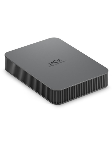 Lacie Mobile Drive Secure Zewnętrzny Dysk Twarde 4 Tb Usb Type-C 3.2 Gen 1 (3.1 Gen 1) Szary