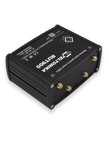 Teltonika Rut900 Router Bezprzewodowy Fast Ethernet Jedna Częstotliwości (2,4 Ghz) 3G Czarny