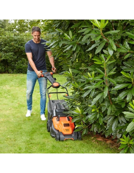 Black & Decker Bemw481Es Kosiarka Do Trawnika Typu Push Prąd Przemienny Pomarańczowy