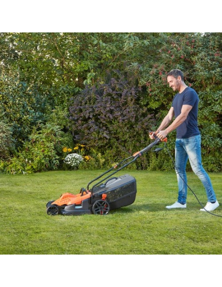 Black & Decker Bemw481Es Kosiarka Do Trawnika Typu Push Prąd Przemienny Pomarańczowy