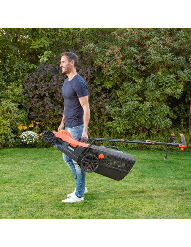 Black & Decker Bemw481Es Kosiarka Do Trawnika Typu Push Prąd Przemienny Pomarańczowy