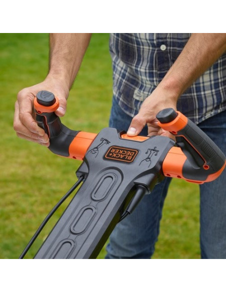 Black & Decker Bemw481Es Kosiarka Do Trawnika Typu Push Prąd Przemienny Pomarańczowy