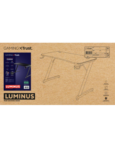 Biurko Trust Gxt709 Luminus Rgb (25184)