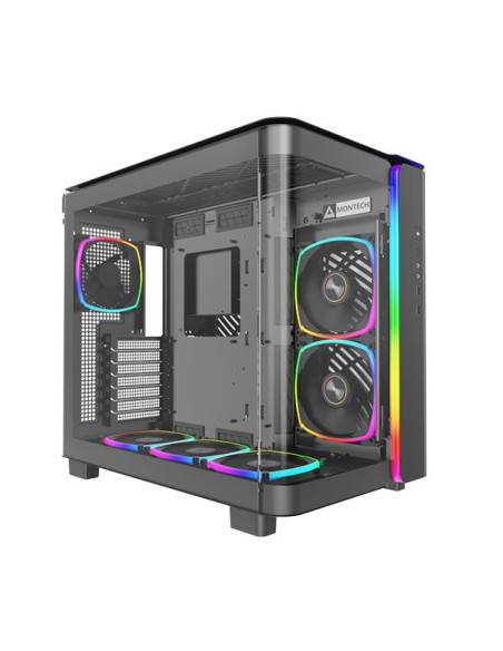 Montech King 95 Pro Midi-Tower, Szkło Hartowane, Argb - Czarny