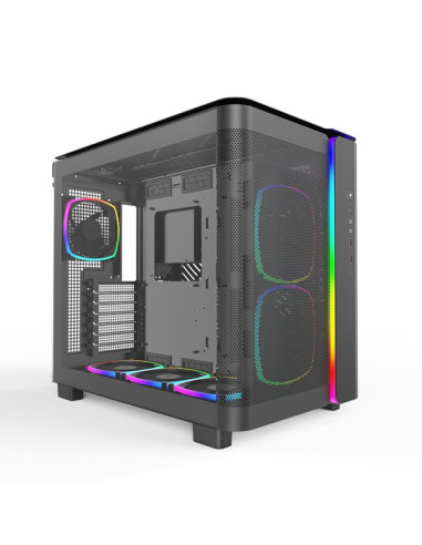 Montech King 95 Pro Midi-Tower, Szkło Hartowane, Argb - Czarny