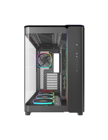 Montech King 95 Pro Midi-Tower, Szkło Hartowane, Argb - Czarny