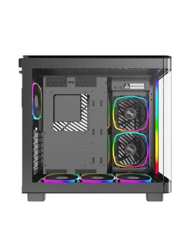 Montech King 95 Pro Midi-Tower, Szkło Hartowane, Argb - Czarny