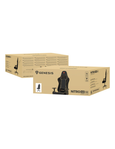 Fotel Gamingowy Genesis Nitro 440 G2 Mesh Czarny