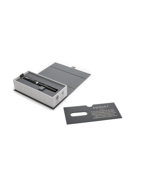 Pióro Wieczne Parker Sonnet Matte Black Ct (Fine)