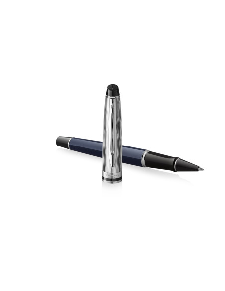 Waterman Roller L'essence Du Bleu Expert Deluxe C.c F Schwarc