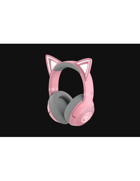 Razer Kraken Kitty V2 Bt Zestaw Słuchawkowy Bezprzewodowy Opaska Na Głowę Gaming Bluetooth Różowy