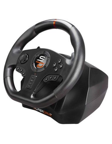 Kierownica I Pedały Subsonic Sa5595-Pc, Pc, D-Pad, Przycisk Opcji, 270°, Przewodowy, Usb