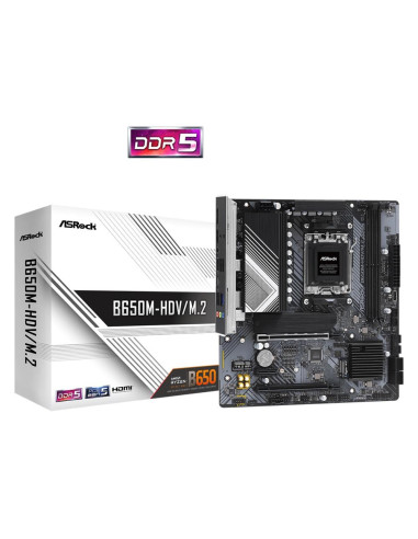 Mb Amd B650 Sam5 Matx/B650M-Hdv/M.2 Asrock