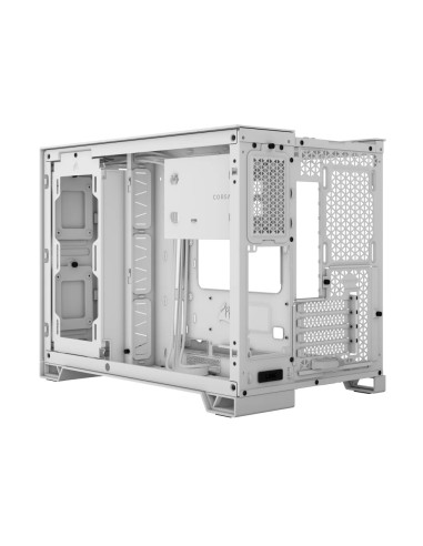 2500X Tempered Glass Matx Mid-Tower, White