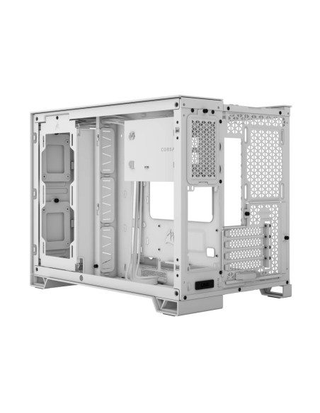2500X Tempered Glass Matx Mid-Tower, White