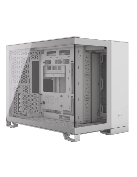 2500X Tempered Glass Matx Mid-Tower, White
