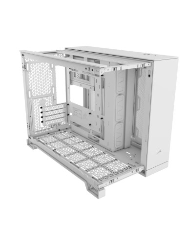 2500X Tempered Glass Matx Mid-Tower, White