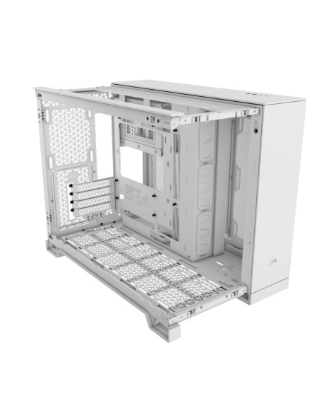 2500X Tempered Glass Matx Mid-Tower, White
