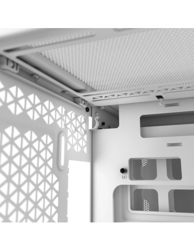2500X Tempered Glass Matx Mid-Tower, White