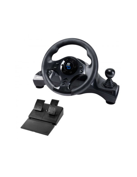 Subsonic Sa5156-Ng Kontroler Gier Czarny Usb Kierownica + Pedały Pc, Playstation 4, Xbox One, Xbox Series X