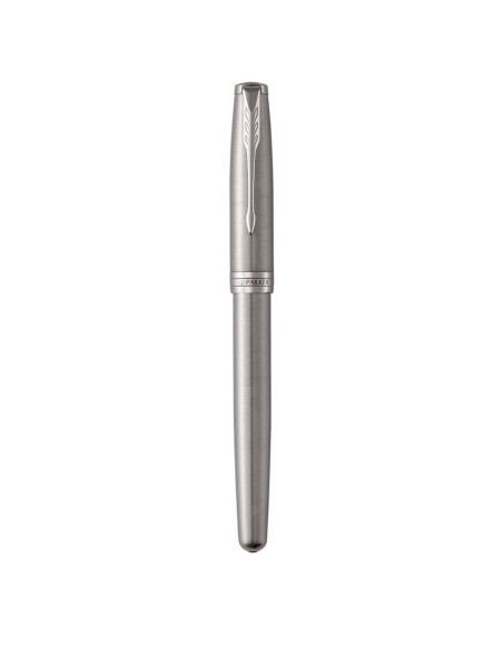 Pióro Wieczne Parker Sonnet Medium Nib Stainless Steel Palladium Finish Trim Gift Boxed