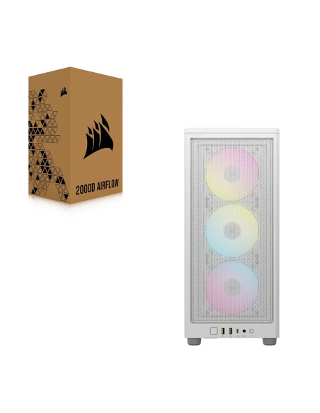Corsair 2000D Rgb Airflow Small Form Factor (Sff) Biały