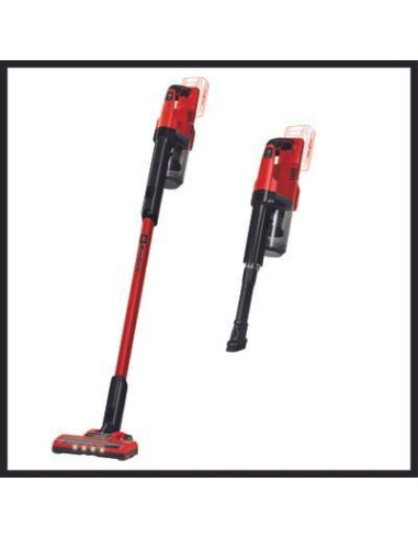 Einhell Te-Sv 18 Li-Solo 2-In-1 Stick Vacuum Bateria Suchy Bez Worka Czarny, Czerwony