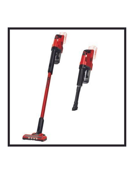 Einhell Te-Sv 18 Li-Solo 2-In-1 Stick Vacuum Bateria Suchy Bez Worka Czarny, Czerwony