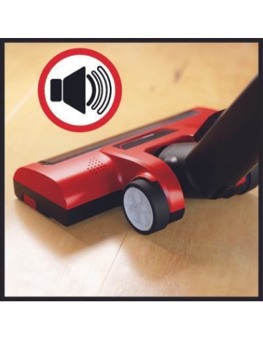 Einhell Te-Sv 18 Li-Solo 2-In-1 Stick Vacuum Bateria Suchy Bez Worka Czarny, Czerwony